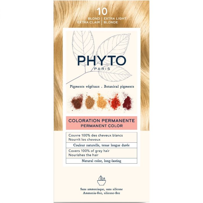 Крем-фарба для волосся Phyto (Фіто) Phytocolor Тон 10 (екстрасвітлий блондин)