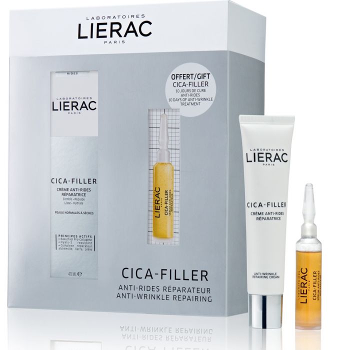 Набір Lierac Cica-filler (Крем Cica-filler 40 мл  + Cica-filler Сироватка 10 мл)