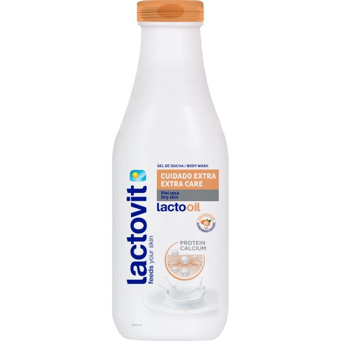 Гель для душу Lactovit (Лактовіт) Lactooil з мигдалевою олією 600 мл