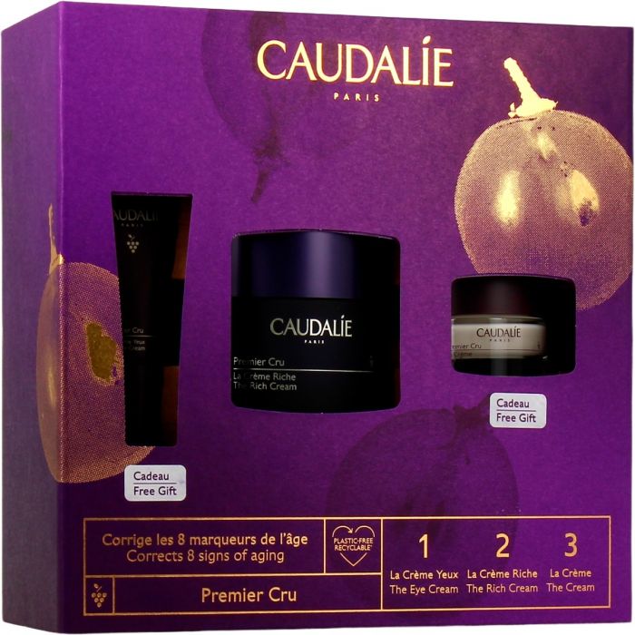 Набір Caudalie (Кодалі) Premier Cru Rich (Крем Rich 50 мл + Крем для очей 5 мл + Крем 15 мл)