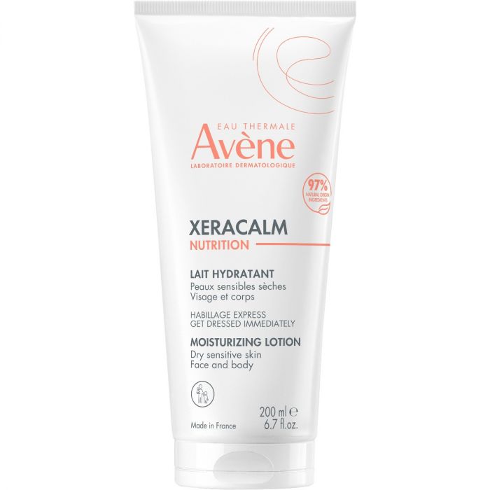 Молочко Avene (Авене) XeraCalm Nutrition для живлення сухої та дуже сухої чутливої шкіри обличчя та тіла 200 мл