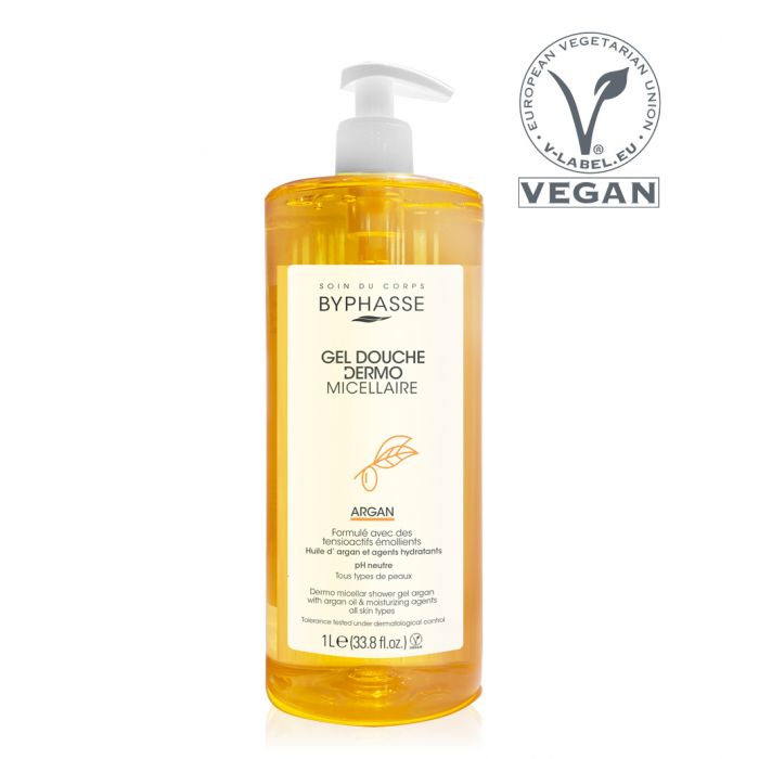 Гель Byphasse (Біфас) для душу міцелярний Argan 1000 мл