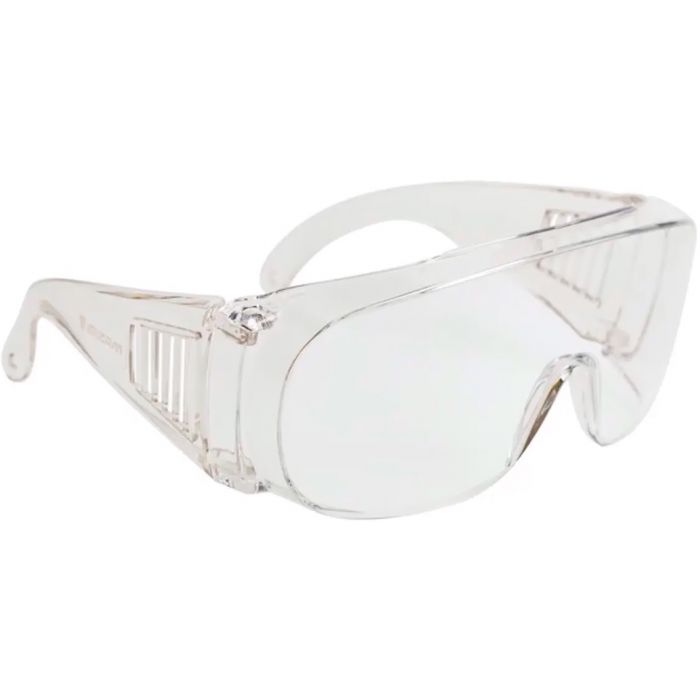 Окуляри захисні, відкриті, з прозорими лінзами, 1-го оптичного класу, дужки з непрямою вентиляцією