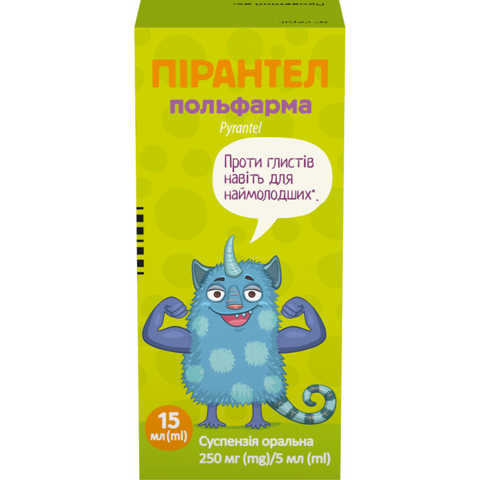 Пірантел суспензія 15 мл