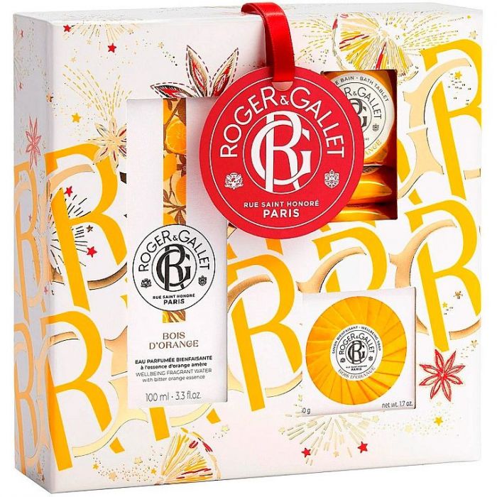 Набір Roger&Gallet (Роже&Галье) Апельсинове дерево (вода 100 мл + мило 50 г + таблетки для ванни 3х25 г)