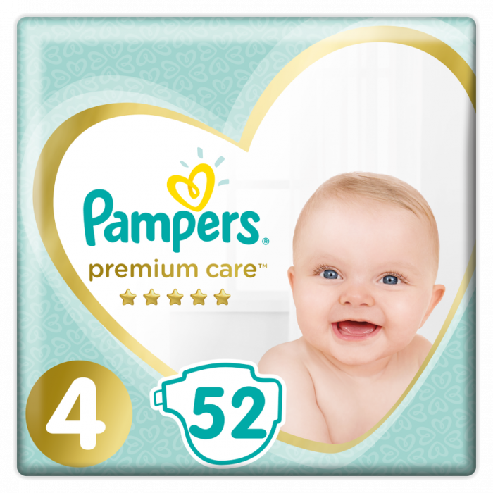 Підгузки Pampers Premium Care Maxi 4 (8-14 кг) 52 шт