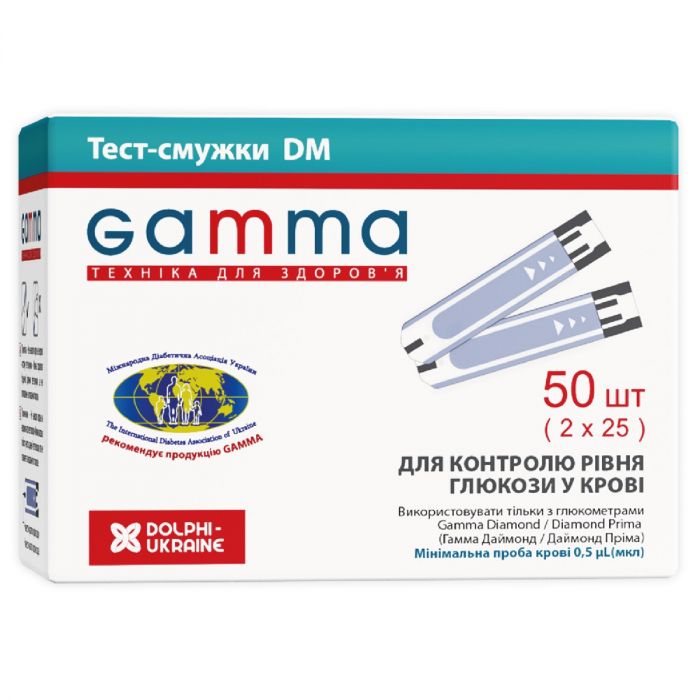Тест-смужки GAMMA DM №50