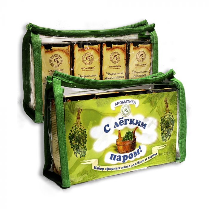 Набір для сауни З легким паром (ялиця, лимон, м'ята, евкаліпт)