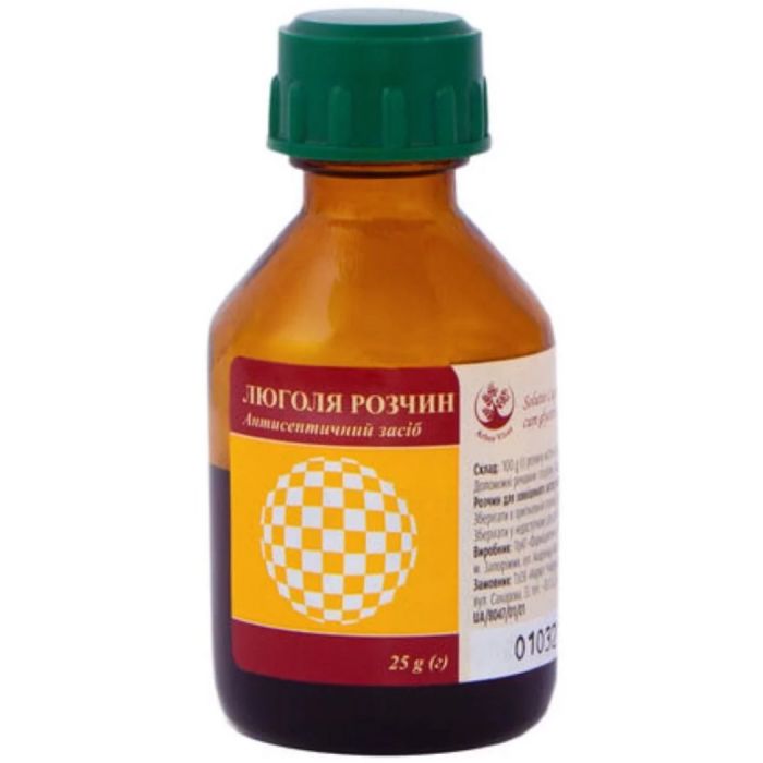 Люголя розчин флакон 25 г