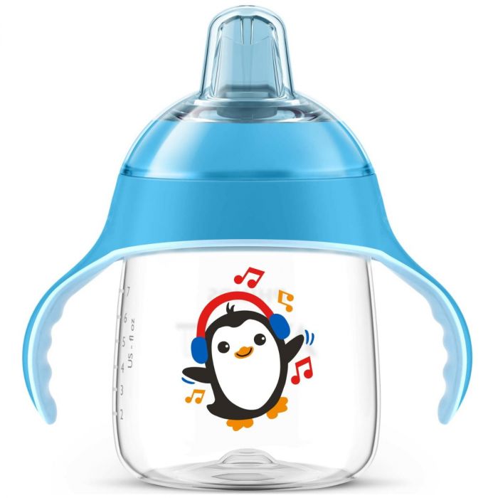 Чашка-непроливайка Avent блакитна від 12+, 260 мл (747/02)