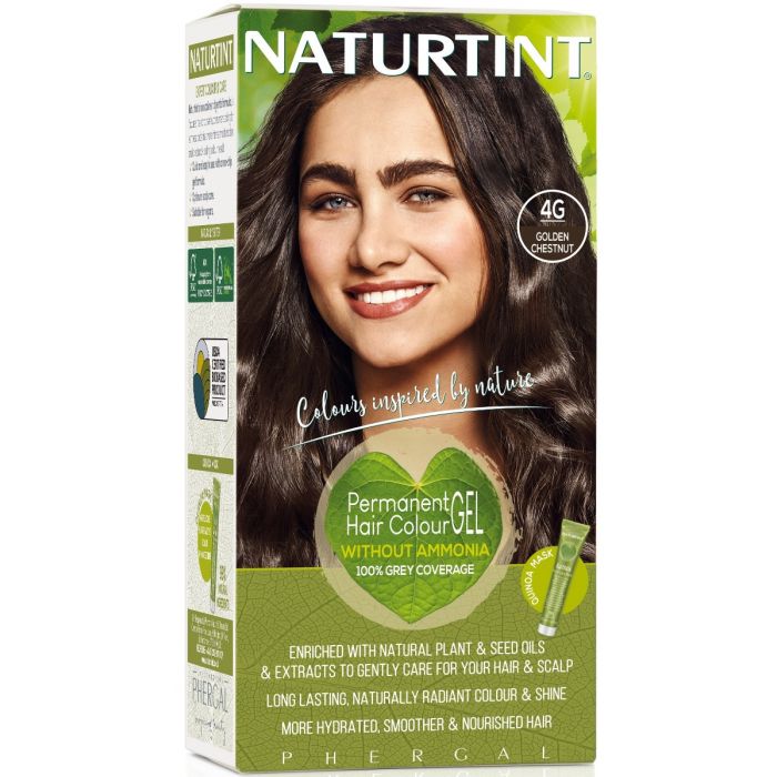 Фарба Naturtint (Натуртінт) для волосся №4G тон Золотий каштан