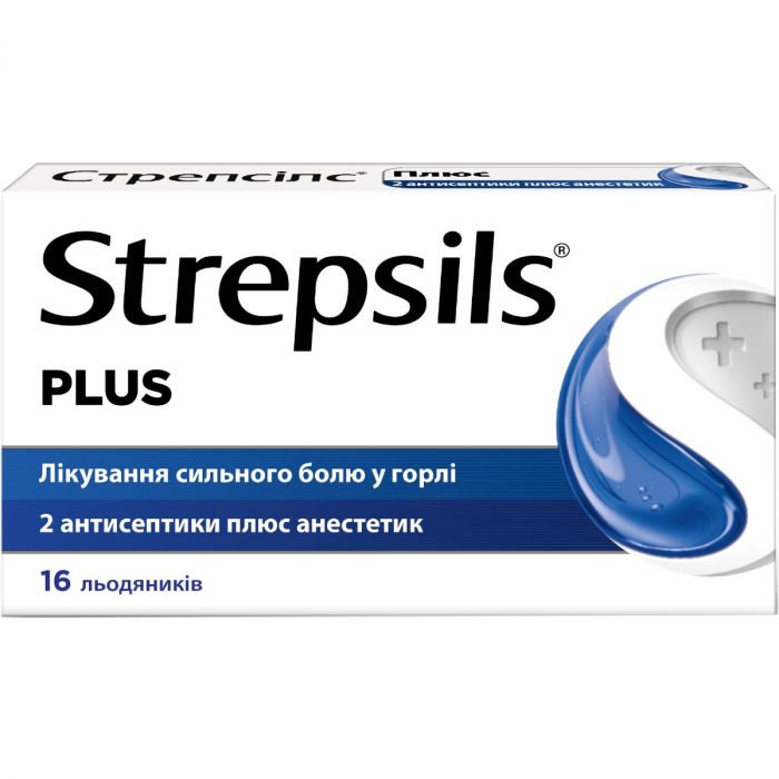 Стрепсілс плюс льодяники №16