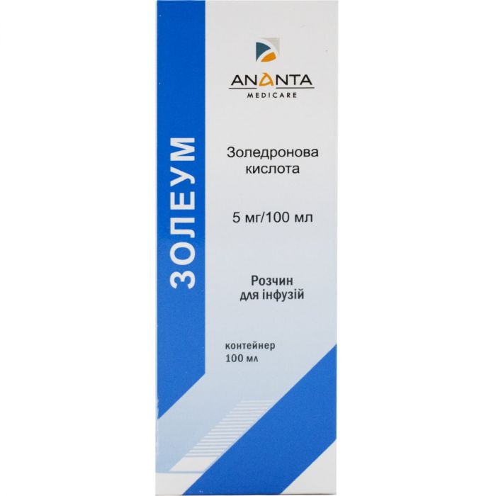 Золеум 5 мг/100 мл розчин для інфузій контейнер 100 мл