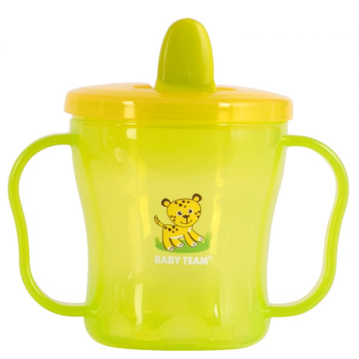 Поїльник з ручками та з носиком, що складається Baby Team (5002) 180 мл - фото №1 Поїльник з ручками та з носиком, що складається Baby Team (5002) 180 мл