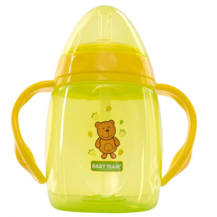 Поїльник з трубочкою та ручками Baby Team (5003) 250 мл