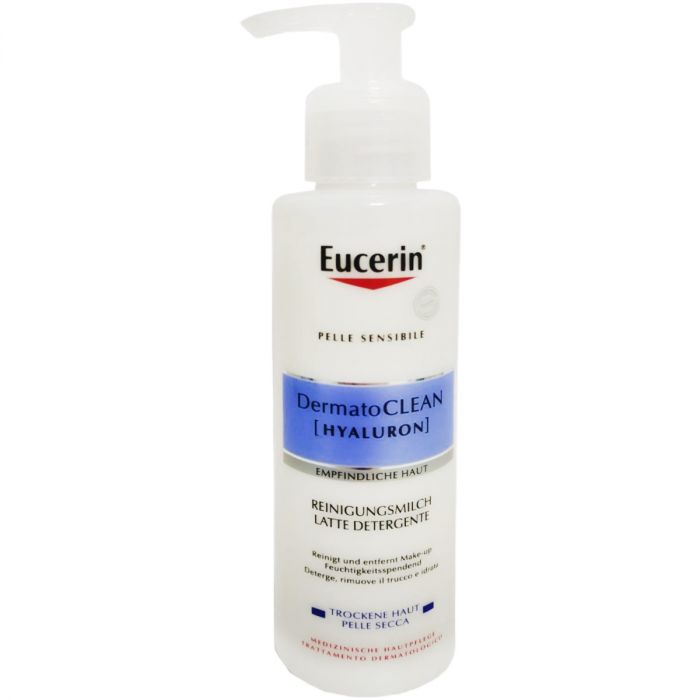 Молочко Eucerin (Юцерін) DermatoClean очищуюче для для чутливої ​​і сухої шкіри 200 мл