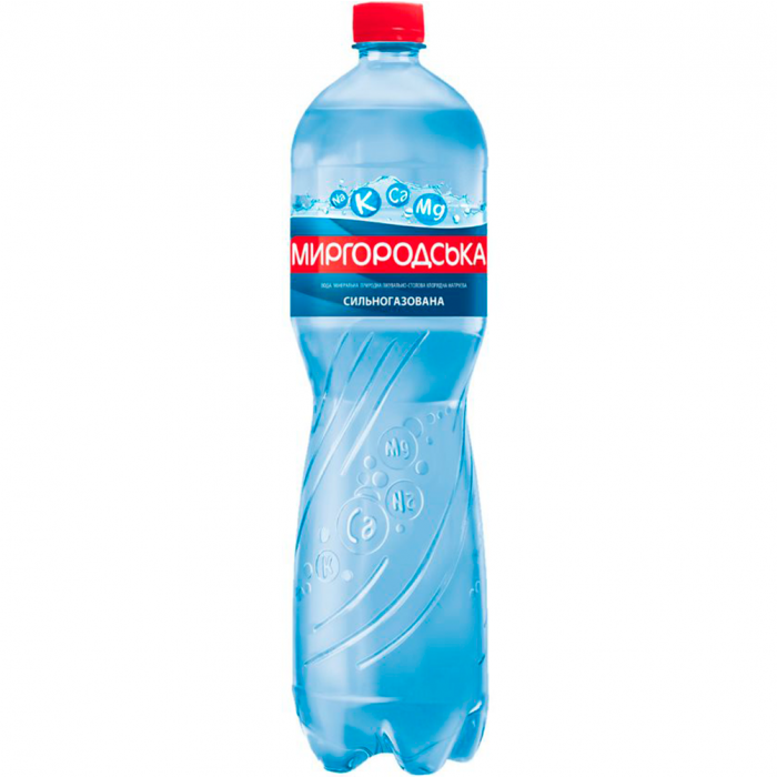 Вода мінеральна Миргородська газована 1,5 л