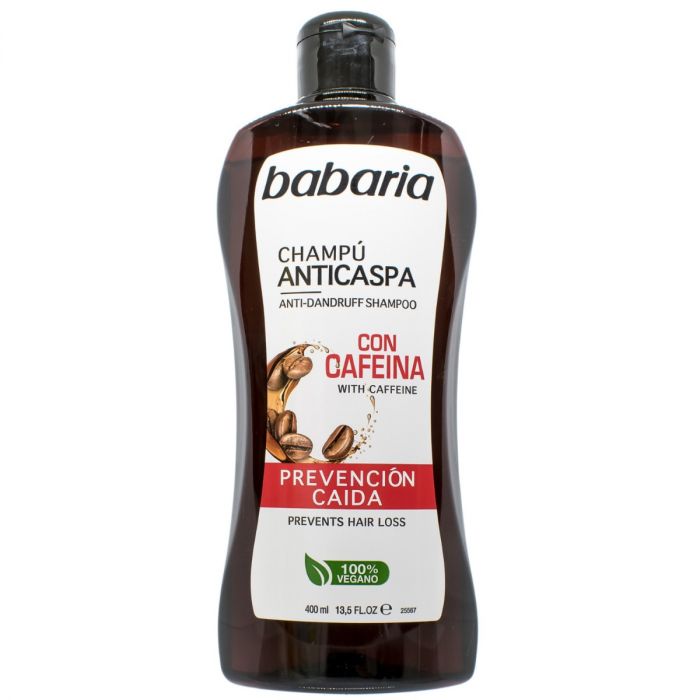 Шампунь Babaria (Бабарія) проти лупи з кофеїном 400 мл
