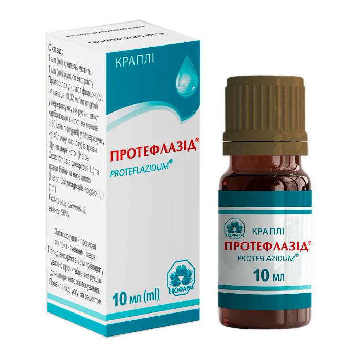 Протефлазід краплі 10 мл