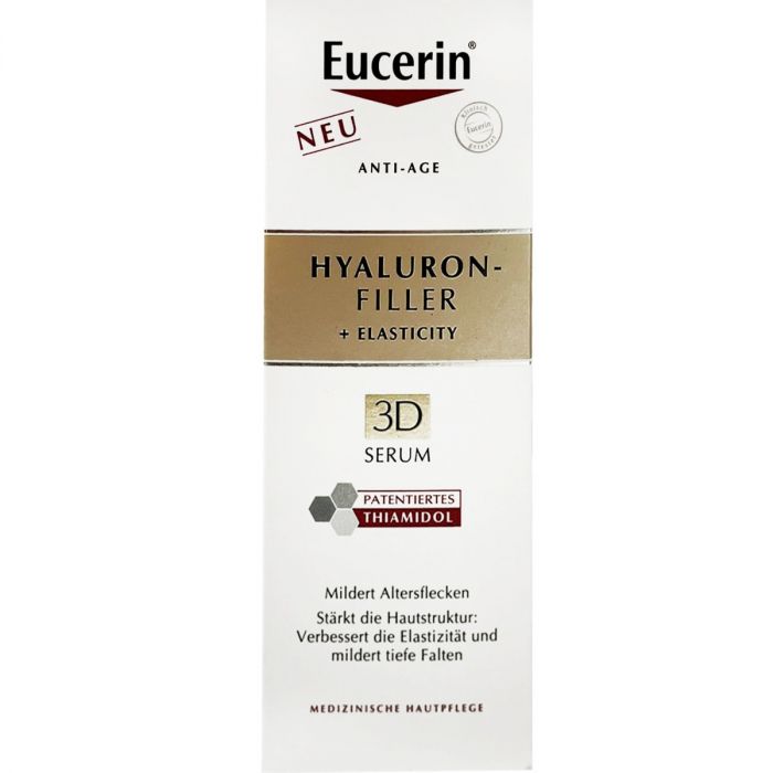 Сироватка Eucerin (Юцерін) Hyaluron-Filler + Elasticity Потрійна 3D для біоревитализації і підвищення пружності шкіри 30 мл