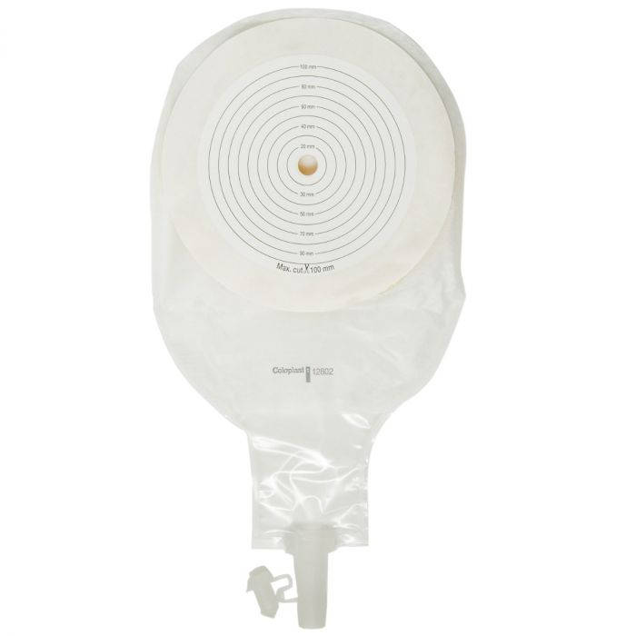 Калоприймач Coloplast (Колопласт) Alterna однокомпонентний відкритий прозорий розмір для вирізування 10-100 мм №6 12802
