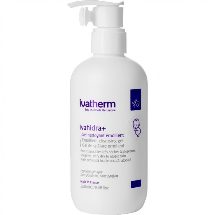 Гель Ivatherm Ivahidra+ Очищуючий для чутливої атопічної шкіри, 250 мл