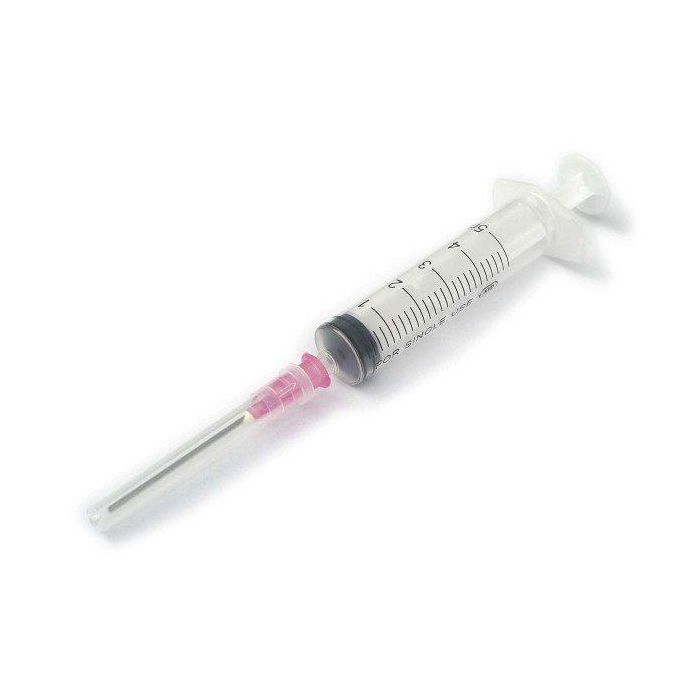 Шприц тип Luer 3-х компонентний з голкою 0,7*40 5 мл 