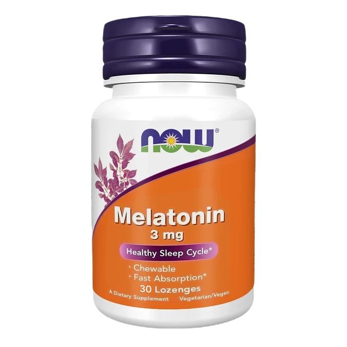 Now (Нау) Foods Melatonin (Мелатонін) 3 мг капсули №30