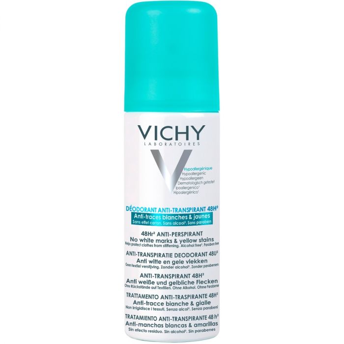 Дезодорант-антиперспірант Vichy (Віши) 48 годин проти білих слідів і жовтих плям 125 мл