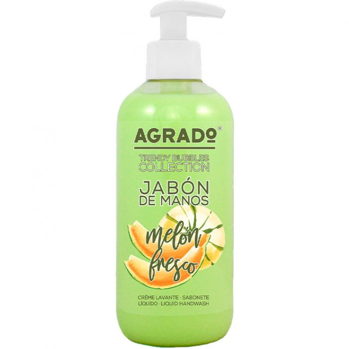 Мило Agrado для рук Трендові Бульбашки Свіжа Диня 500 мл - фото №1 Мило Agrado для рук Трендові Бульбашки Свіжа Диня 500 мл