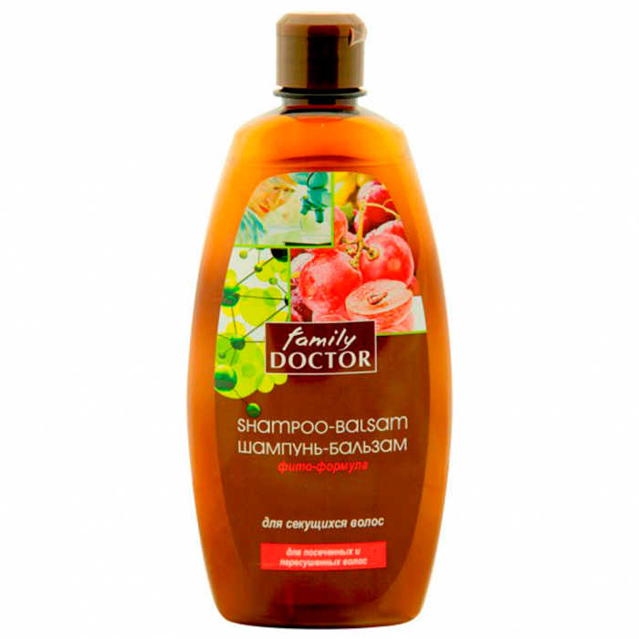 Шампунь-бальзам Family Doctor Фіто-формула для посіченого волосся