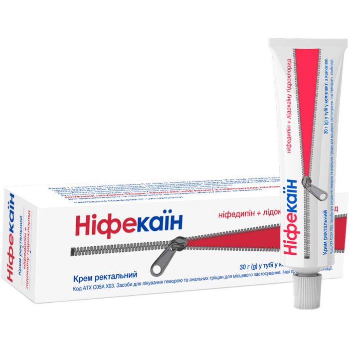 Ніфекаїн крем ректальний 30 г