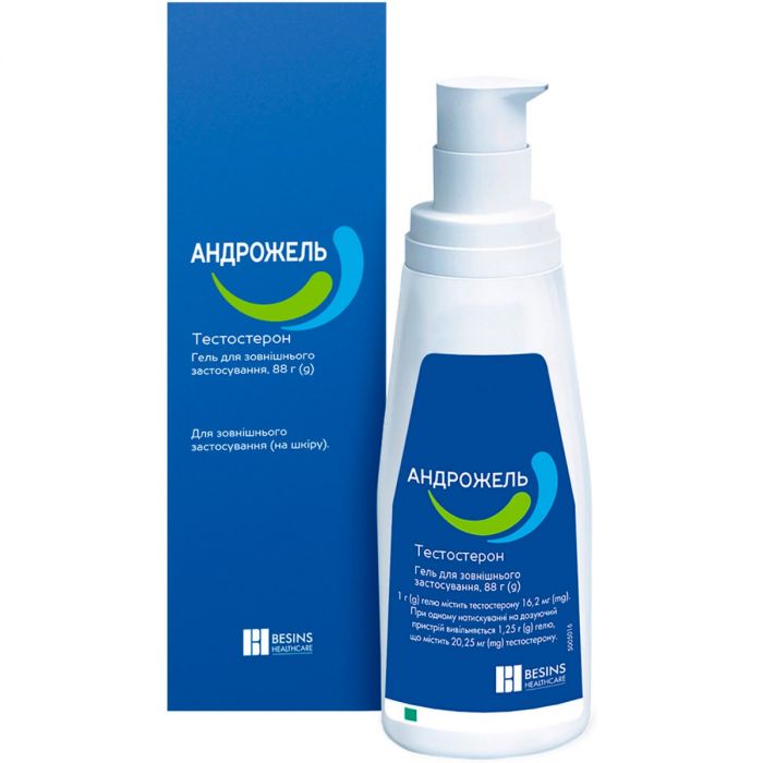 Андрожель 16,2 мг/г гель 88 г