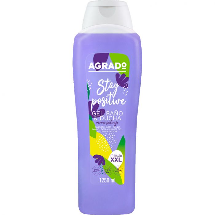 Гель для ванни та душу Agrado (Аградо) Stay Positive, 1250 мл