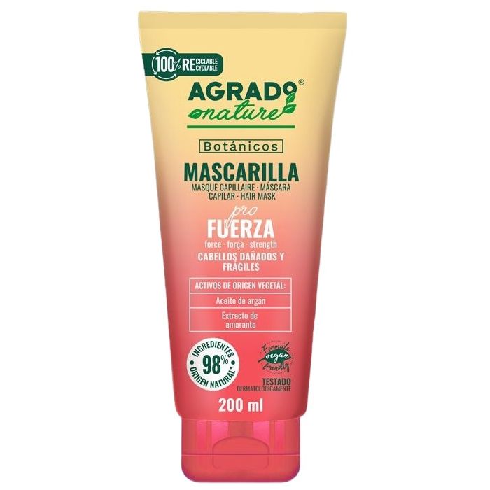 Маска Agrado (Аградо) для волосся Ботанічна Сила 200 мл 