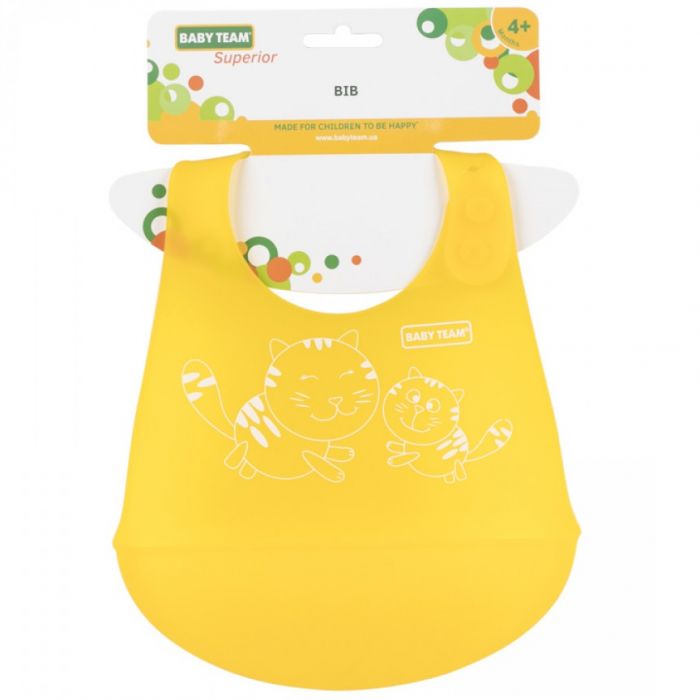 Нагрудник Baby Team (Бебі Тім) силіконовий