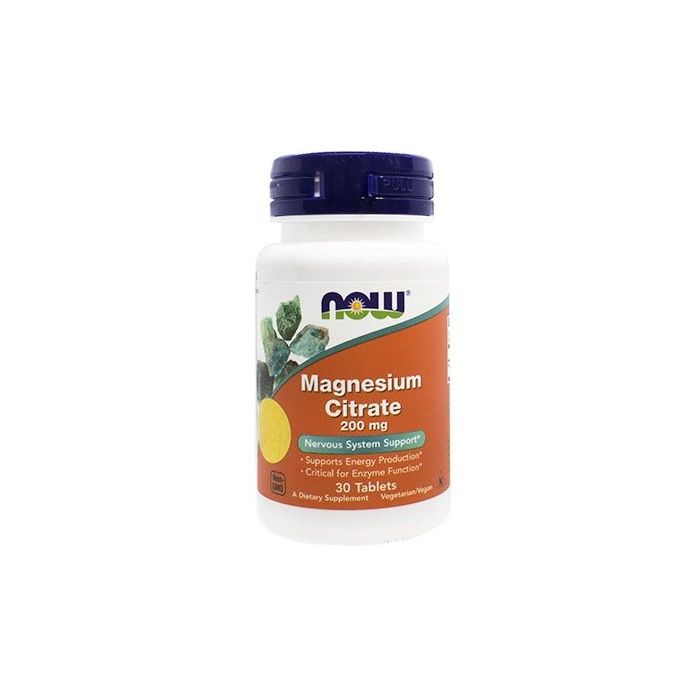 Now Магнію цитрат 200 мг таблетки №30