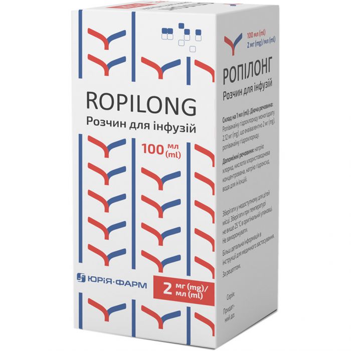 Ропілонг розчин для ін'єкцій 2 мг/мл 100 мл флакон №1