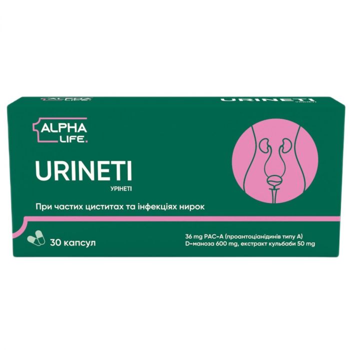 Урінеті Альфа Лайф капсули №30