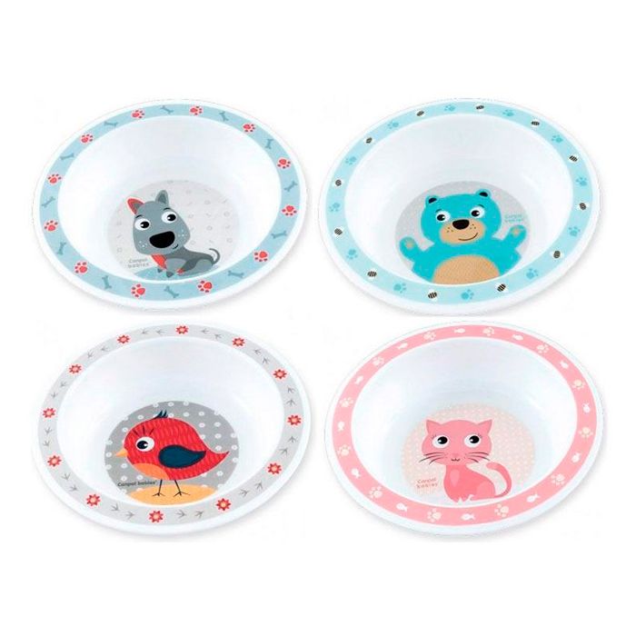 Тарілка Canpol Babies глибока пластикова, 270 мл, в асортименті, 4/412