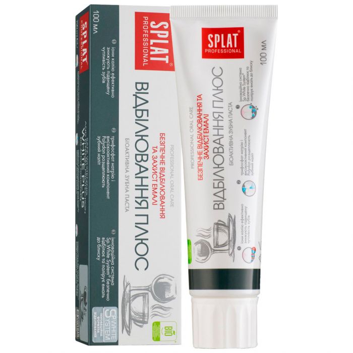 ЗУБ ПАСТА СПЛАТ (отбеливающий + 100мл)