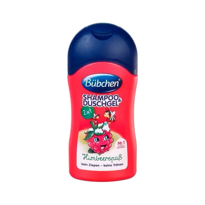 Шампунь та гель для душу Bubchen малина, 50 мл