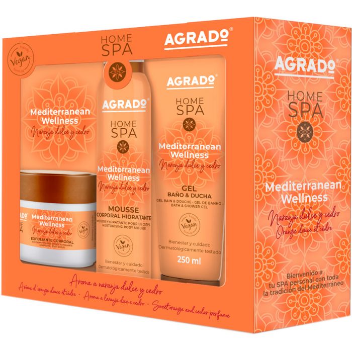 Набір Agrado домашній Спа догляд д/тіла Середньоземноморське задоволення