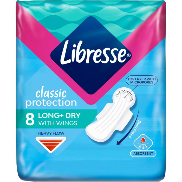 Прокладки Libresse Classic Protection Long Dry №8