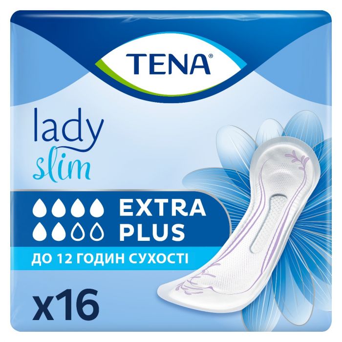 Прокладки урологічні Tena (Тена) Lady Slim Extra Plus №16