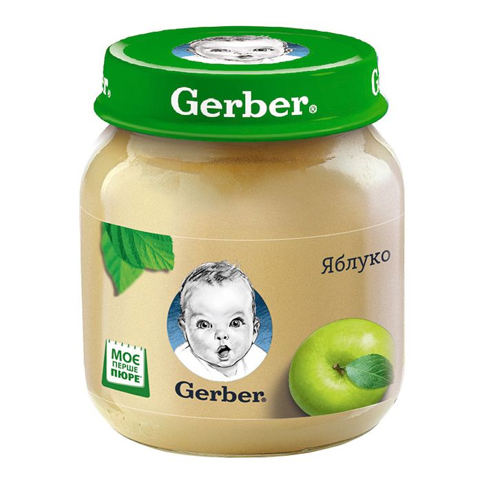 Пюре Gerber яблуко (з 6 місяців) 130 г