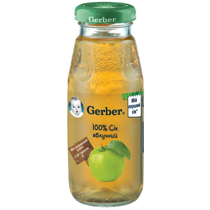 Сік Gerber яблучний (з 6 місяців) 175 мл
