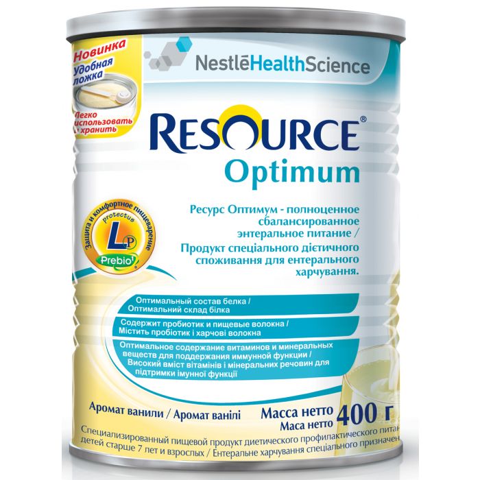 Суміш молочна Nestle (Нестле) Resource Optimum 400 г