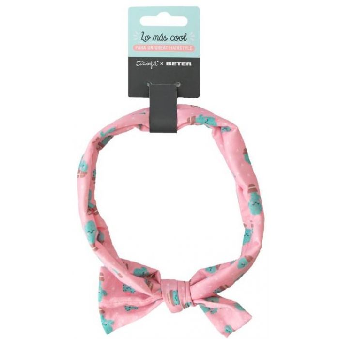 Пов'язка Beter (Бетер) для волосся тканинна з бантом Кактус - фото №1 Пов'язка Beter (Бетер) для волосся тканинна з бантом Кактус