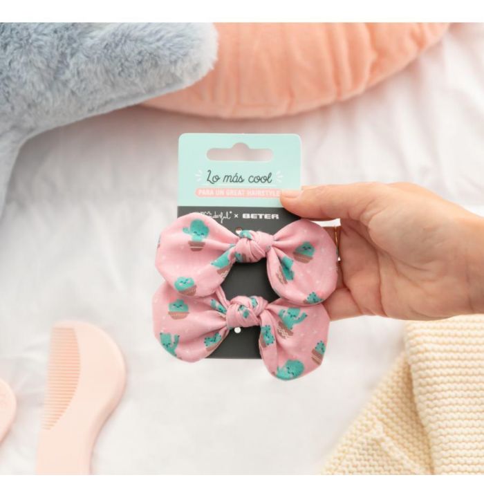Резинка Beter (Бетер) для волосся з бантом Кактус №2 - фото №1 Резинка Beter (Бетер) для волосся з бантом Кактус №2